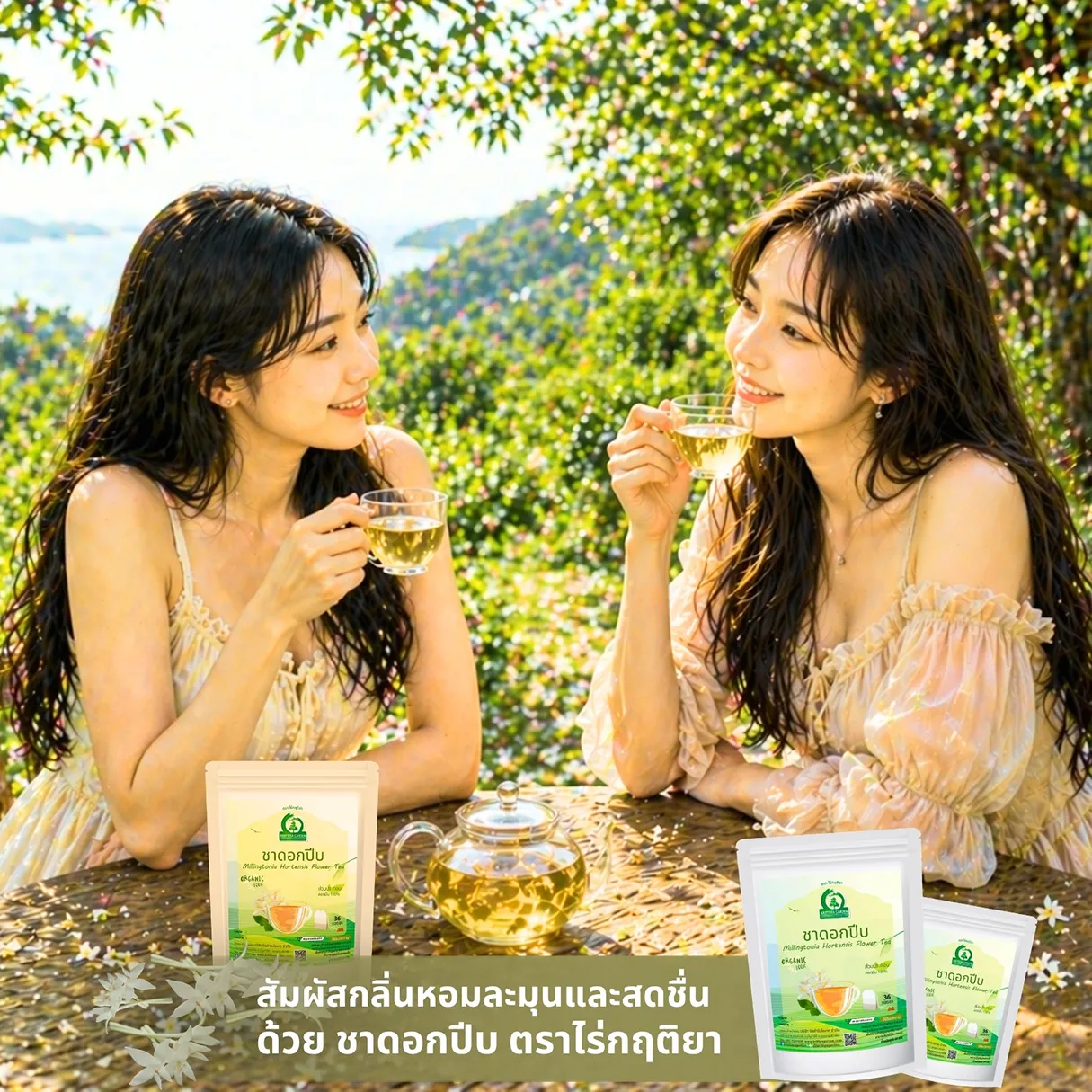 ดื่มชาดอกปีบ