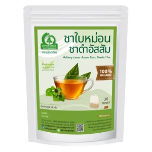 ชาใบหม่อนผสมชาดำอัสสัม 36 ซองชา