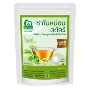 ชาใบหม่อนผสมตะไคร้ 36 ซองชา