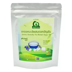 ชามะลิผสมดอกอัญชัน 36 ซองชา