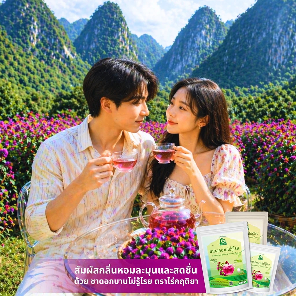 ดื่มชาดอกบานไม่รู้โรย