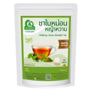 ชาใบหม่อนผสมหญ้าหวาน 36 ซองชา