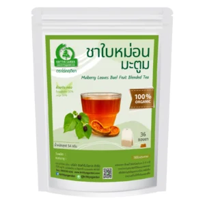 ดื่มชาใบหม่อนผสมมะตูม 36 ซองชา