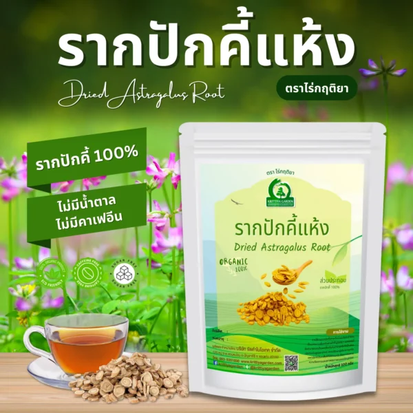 รากปักคี้อบแห้ง