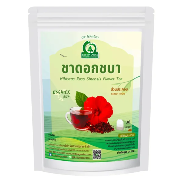 ชาดอกชบา 36 ซองชา