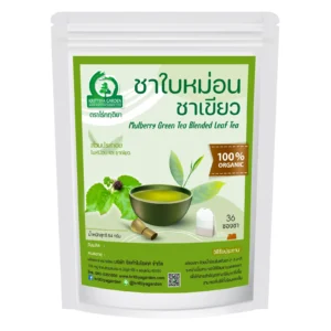 ชาใบหม่อนผสมชาเขียว 36 ซองชา