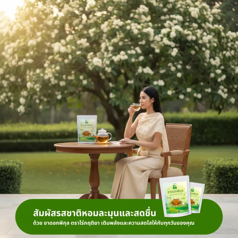 ดื่มชาดอกพิกุล
