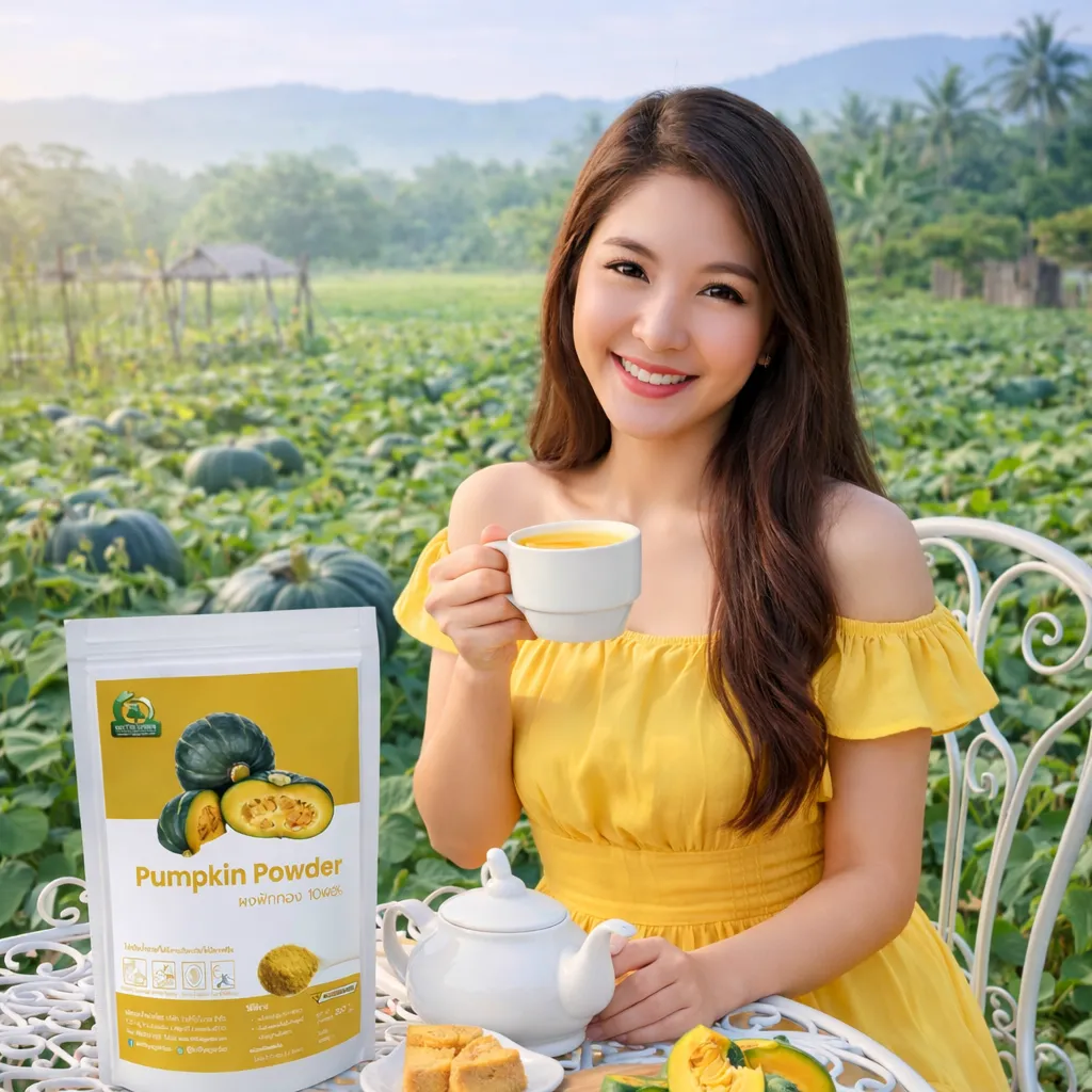 แนะนำผงฟักทอง ตราไร่กฤติยา