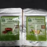 ชาใบหม่อนผสมเห็ดหลินจือ