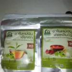 ชาใบหม่อนผสมเห็ดหลินจือ