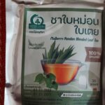 ชาใบหม่อนผสมใบเตย (Mulberry Pandan Blended Leaf Tea)